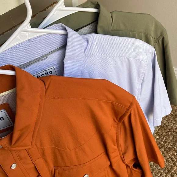 New: Set of Three Poncho Short Sleeve Performance Shirts. Size XL - Picture 1 of 16